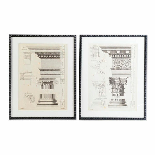 Painting DKD Home Decor 60 x 3 x 76 cm Neoclassical (2 Units) DKD Home Decor