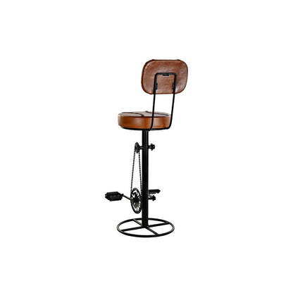 Stool DKD Home Decor Brown Black Metal 45 x 45 x 118 cm DKD Home Decor