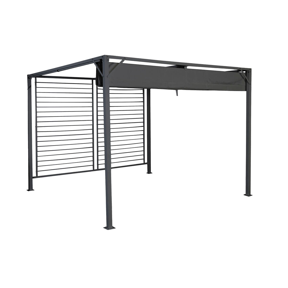 Pergola DKD Home Decor Grey 300 x 300 x 230 cm Steel DKD Home Decor