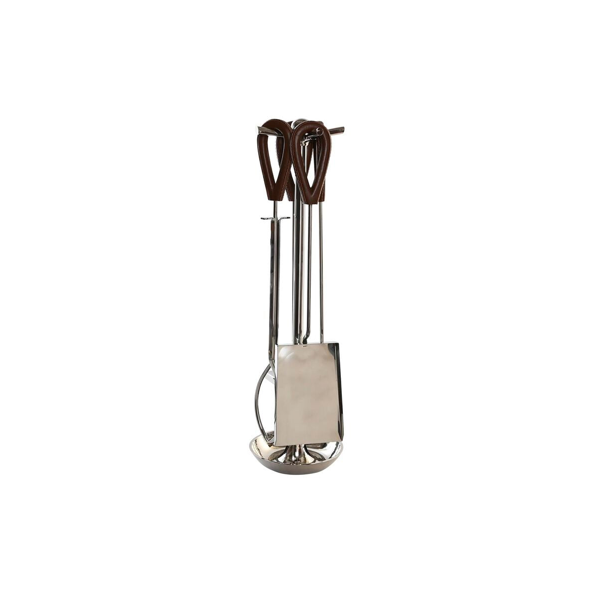 Fireplace Utensils DKD Home Decor Stainless steel Aluminium (15 x 15 x 62 cm) DKD Home Decor