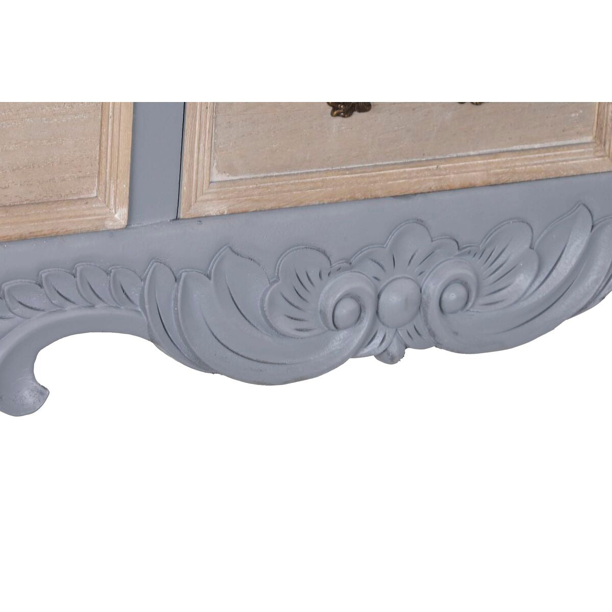 Console DKD Home Decor Grey Natural Paolownia wood MDF Wood 109.5 x 39 x 78.5 cm 109,5 x 39 x 78,5 cm