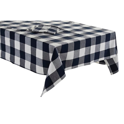 Tablecloth and napkins DKD Home Decor 250 x 150 x 0,5 cm Blue White DKD Home Decor