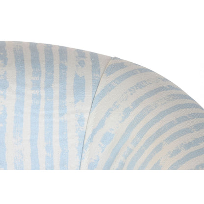 Sofa DKD Home Decor Blue White Sky blue Metal Stripes Mediterranean 130 x 68 x 78 cm DKD Home Decor