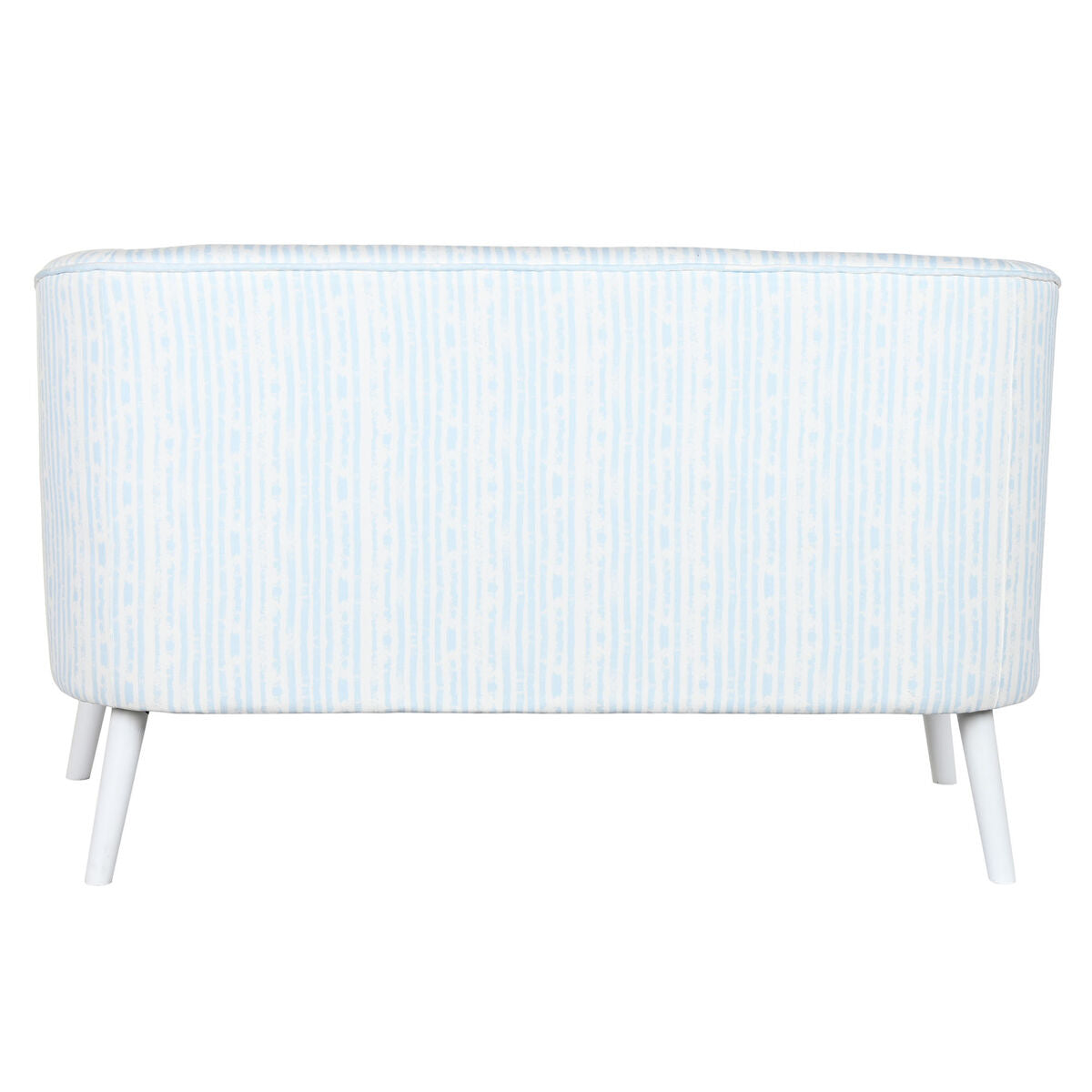 Sofa DKD Home Decor Blue White Sky blue Metal Stripes Mediterranean 130 x 68 x 78 cm DKD Home Decor