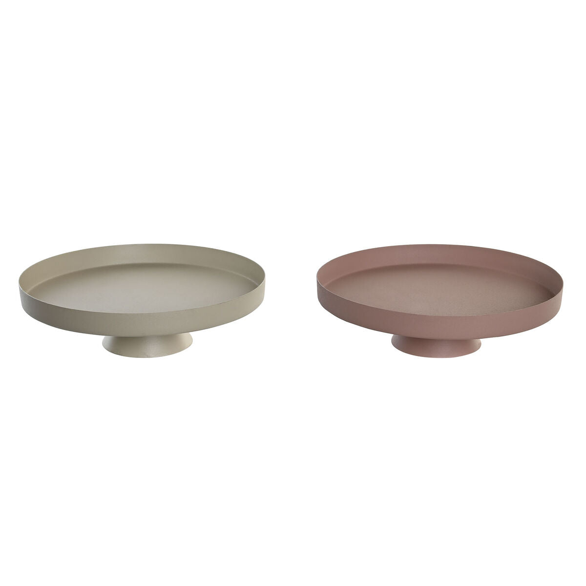 Centerpiece DKD Home Decor Beige Pink 31 x 31 x 9 cm Urban (2 Units) DKD Home Decor