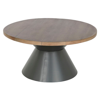 Centre Table DKD Home Decor Metal MDF Wood 80 x 80 x 40 cm DKD Home Decor