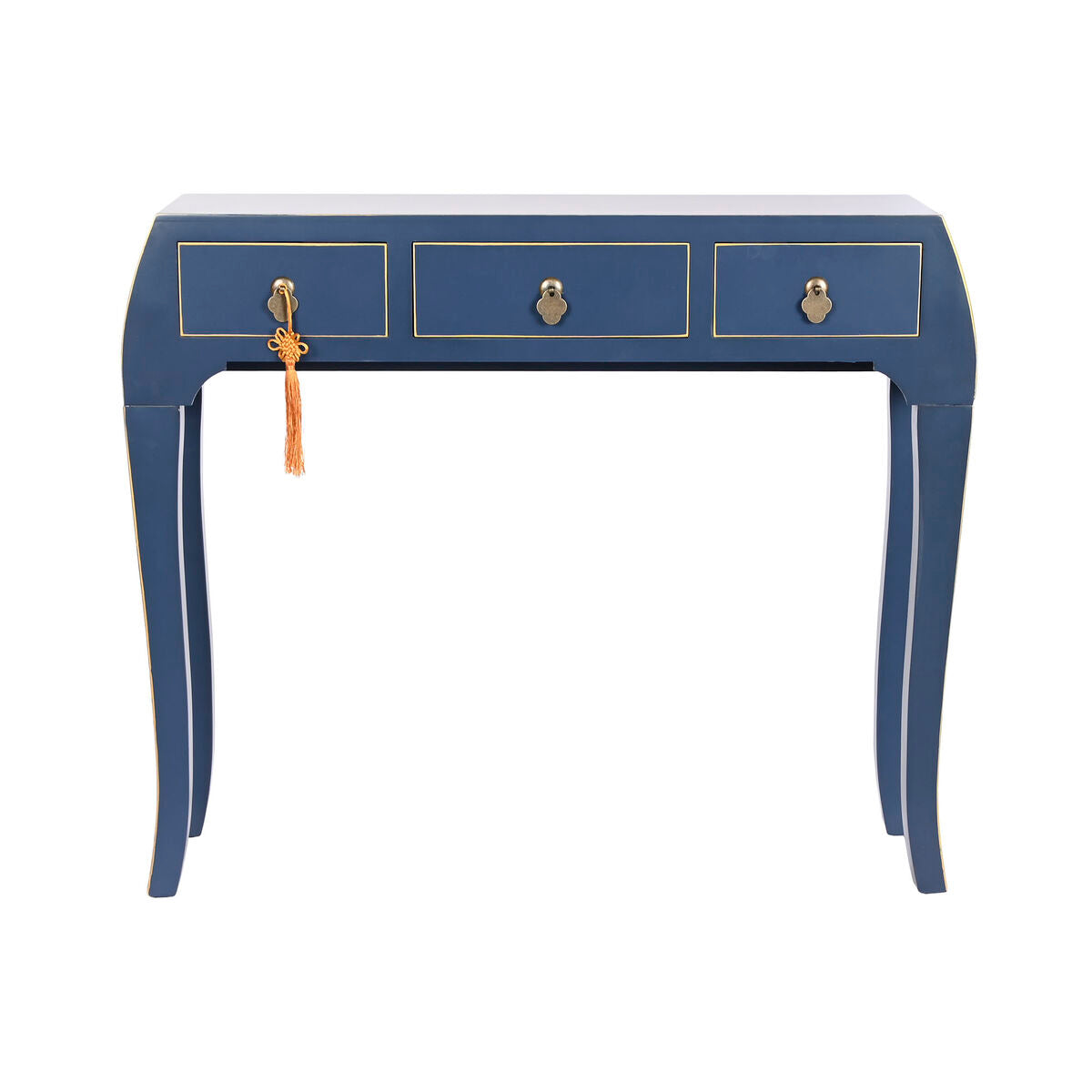 Console DKD Home Decor Blue Golden Fir MDF Wood 96 x 26 x 80 cm