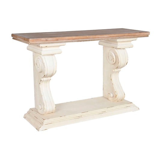 Console Home ESPRIT White Fir 150 x 48,5 x 95 cm Home ESPRIT