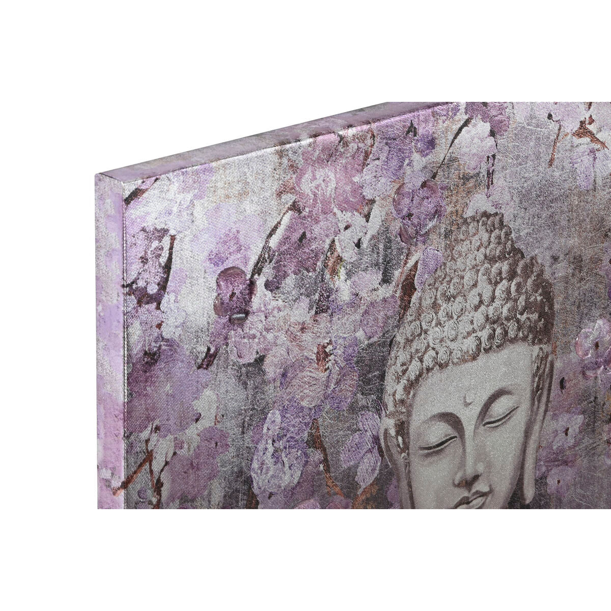 Painting Home ESPRIT Buddha Oriental 60 x 2,7 x 80 cm (2 Units) Home ESPRIT