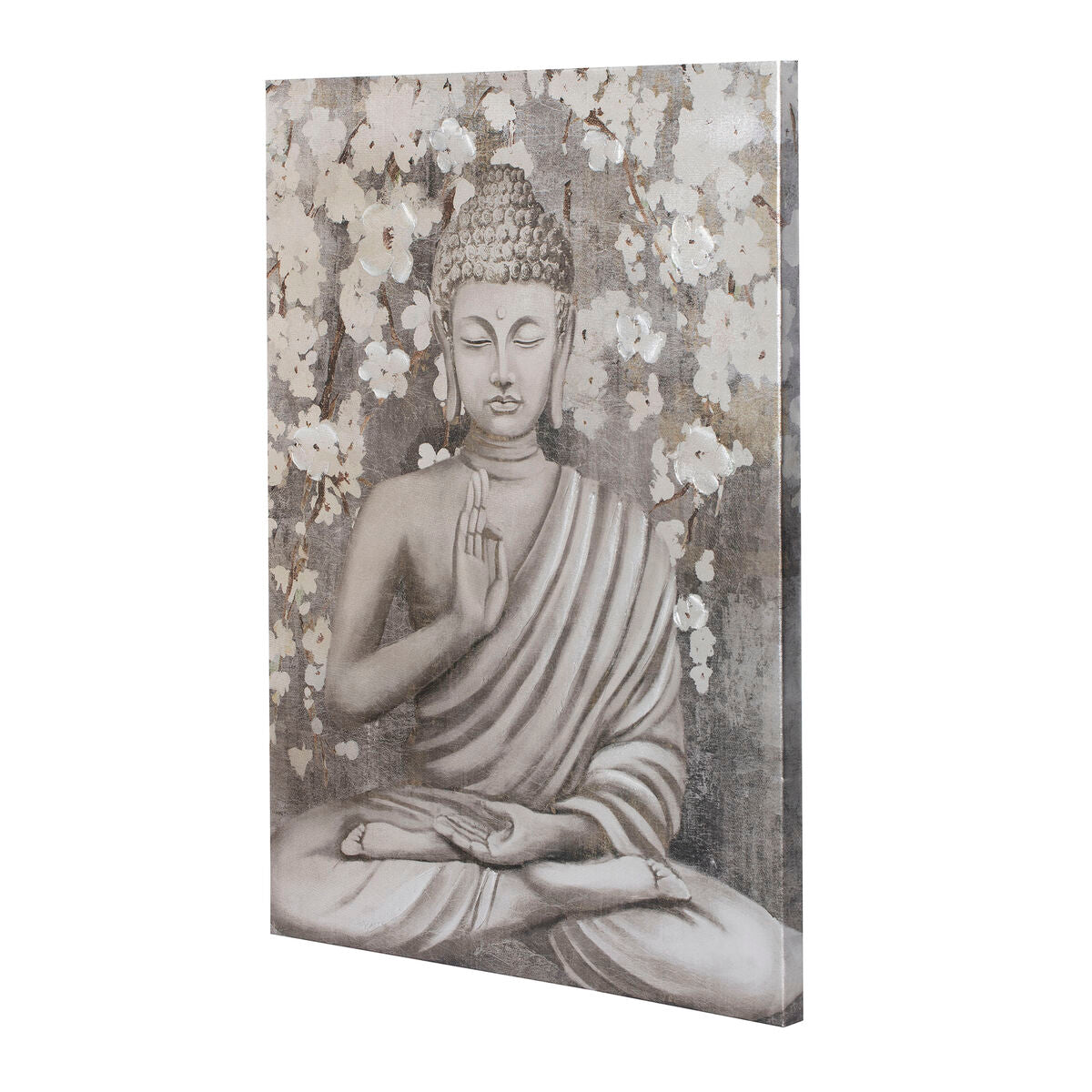 Painting Home ESPRIT Buddha Oriental 60 x 2,7 x 80 cm (2 Units) Home ESPRIT