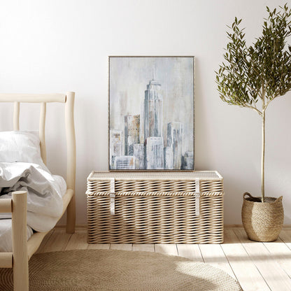 Painting Home ESPRIT New York Loft 60 x 2,4 x 80 cm (2 Units) Home ESPRIT