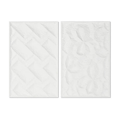 Painting Home ESPRIT Modern With relief 58,5 x 4 x 92,5 cm (2 Units) Home ESPRIT