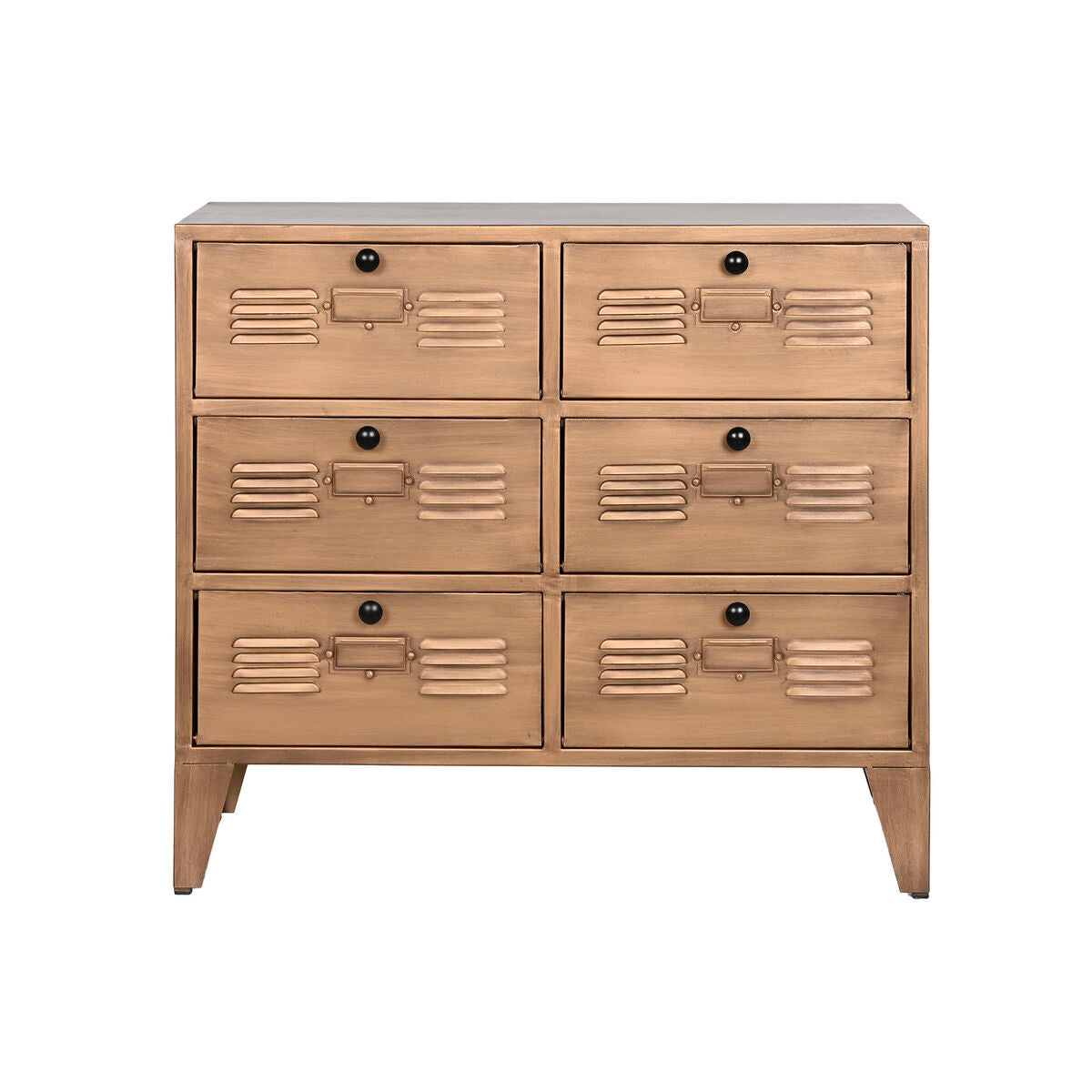 Chest of drawers Home ESPRIT Golden Metal Loft 78 x 34 x 70 cm Home ESPRIT