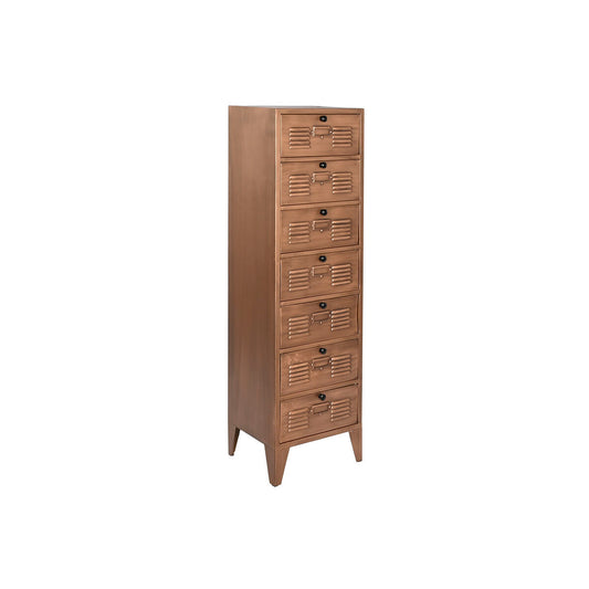 Chest of drawers Home ESPRIT Golden Metal Loft 40 x 34 x 139 cm Home ESPRIT