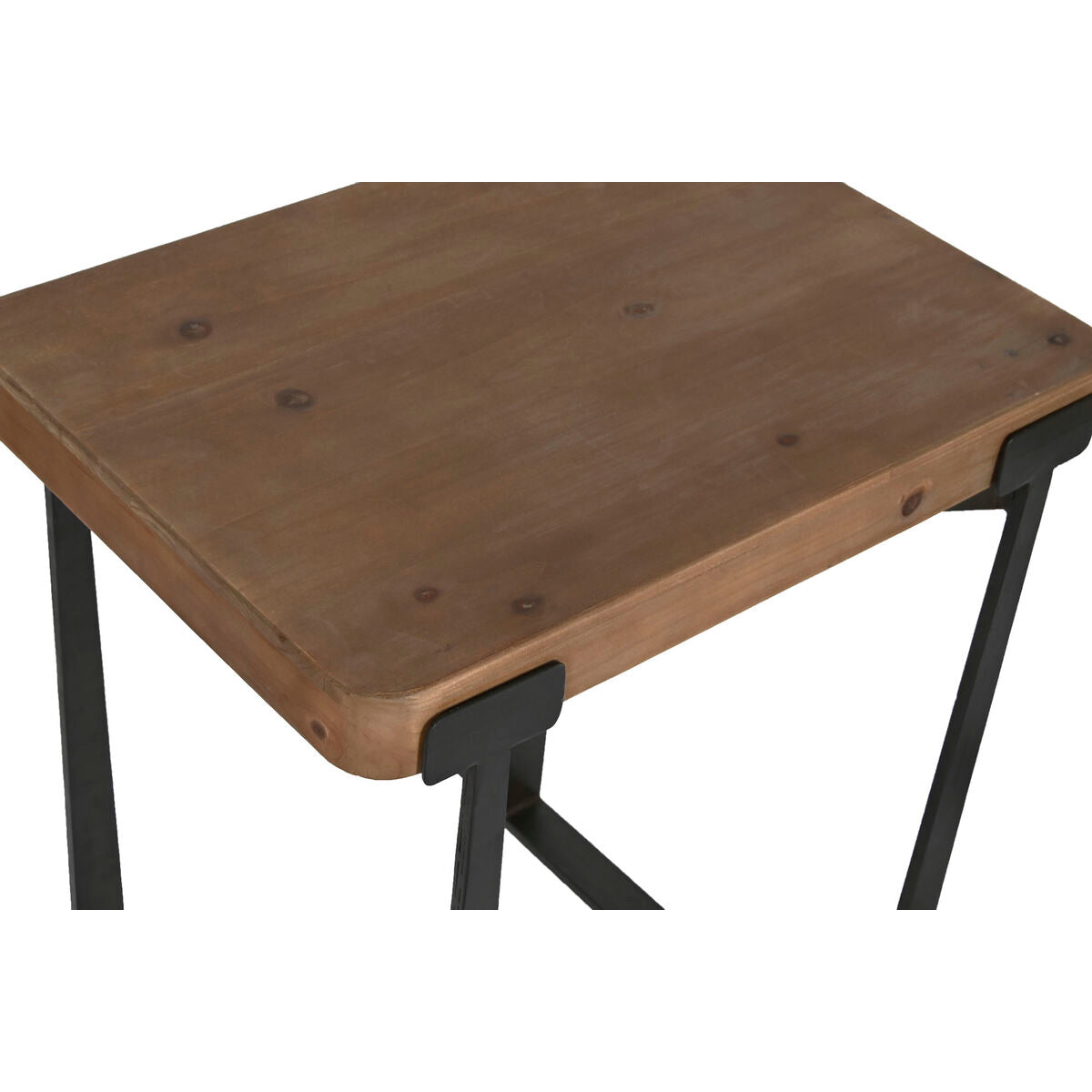 Set of 2 tables Home ESPRIT Brown Black 50 x 38 x 62 cm Home ESPRIT