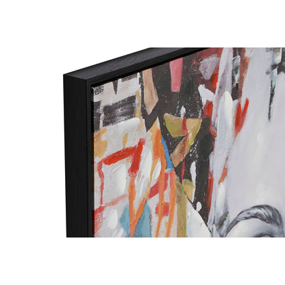 Painting Home ESPRIT Abstract Modern 100 x 3,5 x 100 cm (2 Units) Home ESPRIT