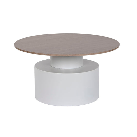 Centre Table Home ESPRIT Metal MDF Wood 80 x 80 x 42 cm Home ESPRIT