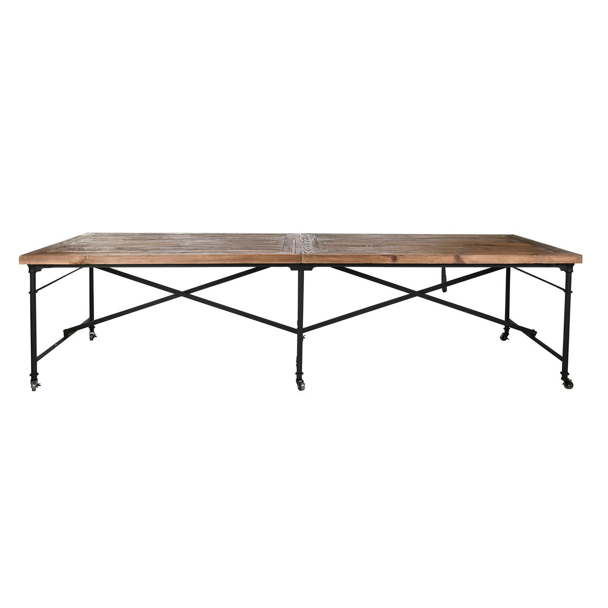 Dining Table Home ESPRIT Wood Metal 300 x 100 x 76 cm Home ESPRIT