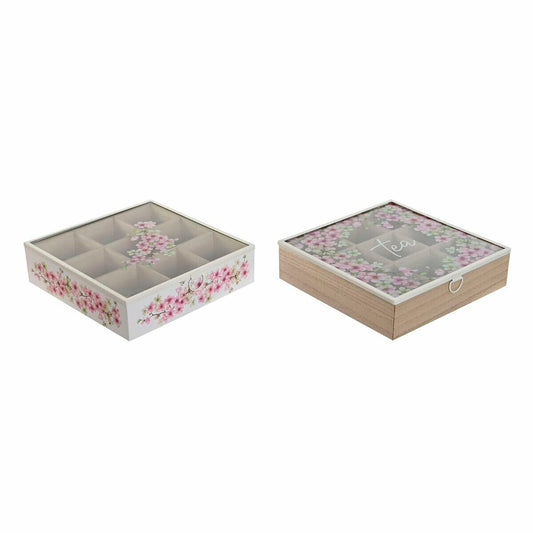 Box for Infusions Home ESPRIT Multicolour 2 Units Home ESPRIT