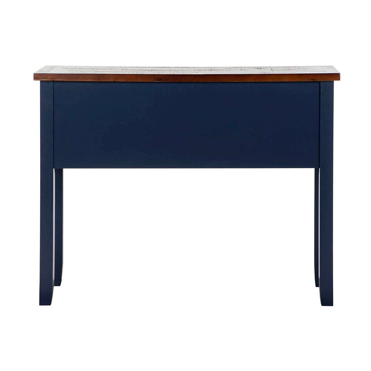 Console Home ESPRIT Brown Navy Blue Paolownia wood 103 x 35 x 80 cm Home ESPRIT