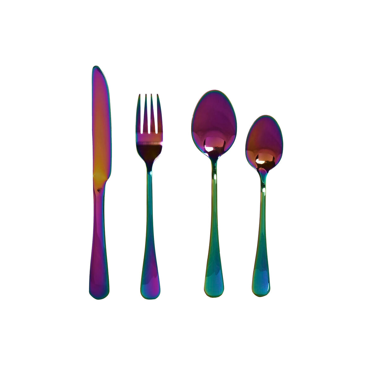 Cutlery Home ESPRIT Stainless steel 1,8 x 0,3 x 23 cm 16 Pieces Home ESPRIT