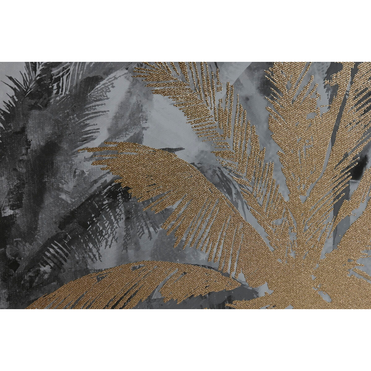 Painting Home ESPRIT Palms Tropical 150 x 4 x 90 cm (2 Units) Home ESPRIT