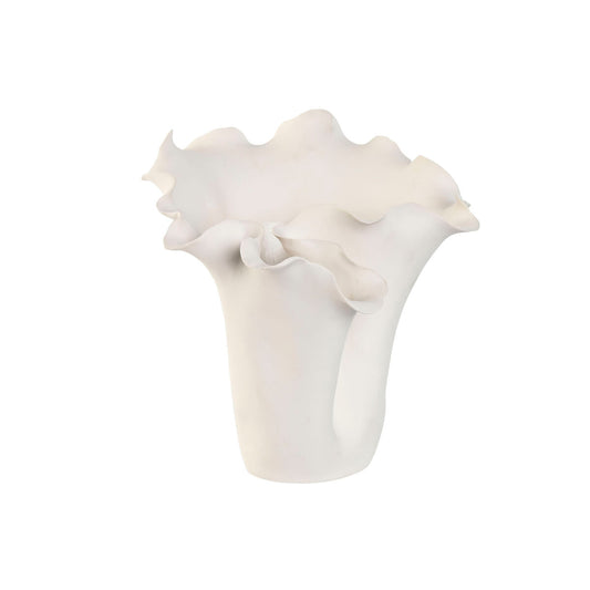 Vase Home ESPRIT White Ceramic 29 x 26 x 27 cm Home ESPRIT