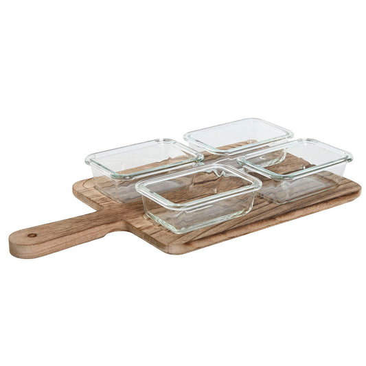 Snack tray Home ESPRIT Natural 350 ml 39,5 x 20 x 5 cm Home ESPRIT