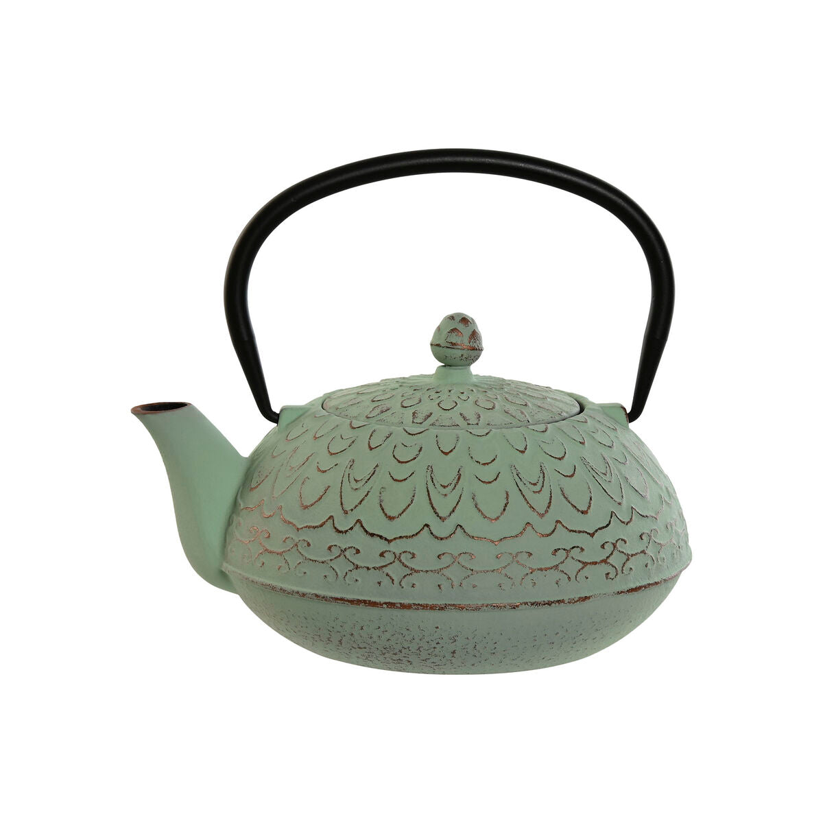 Teapot Home ESPRIT Black Green Iron 900 ml Home ESPRIT