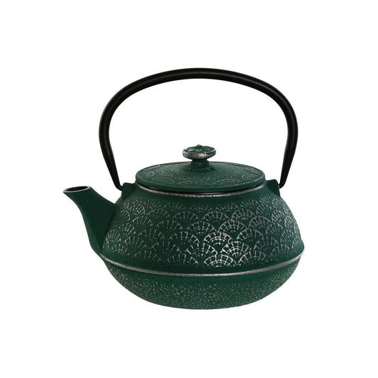 Teapot Home ESPRIT Black Green Stainless steel Iron 800 ml Home ESPRIT