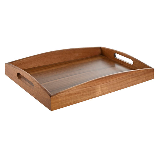 Tray Home ESPRIT Natural Acacia 39,5 x 25,5 x 5,5 cm Home ESPRIT