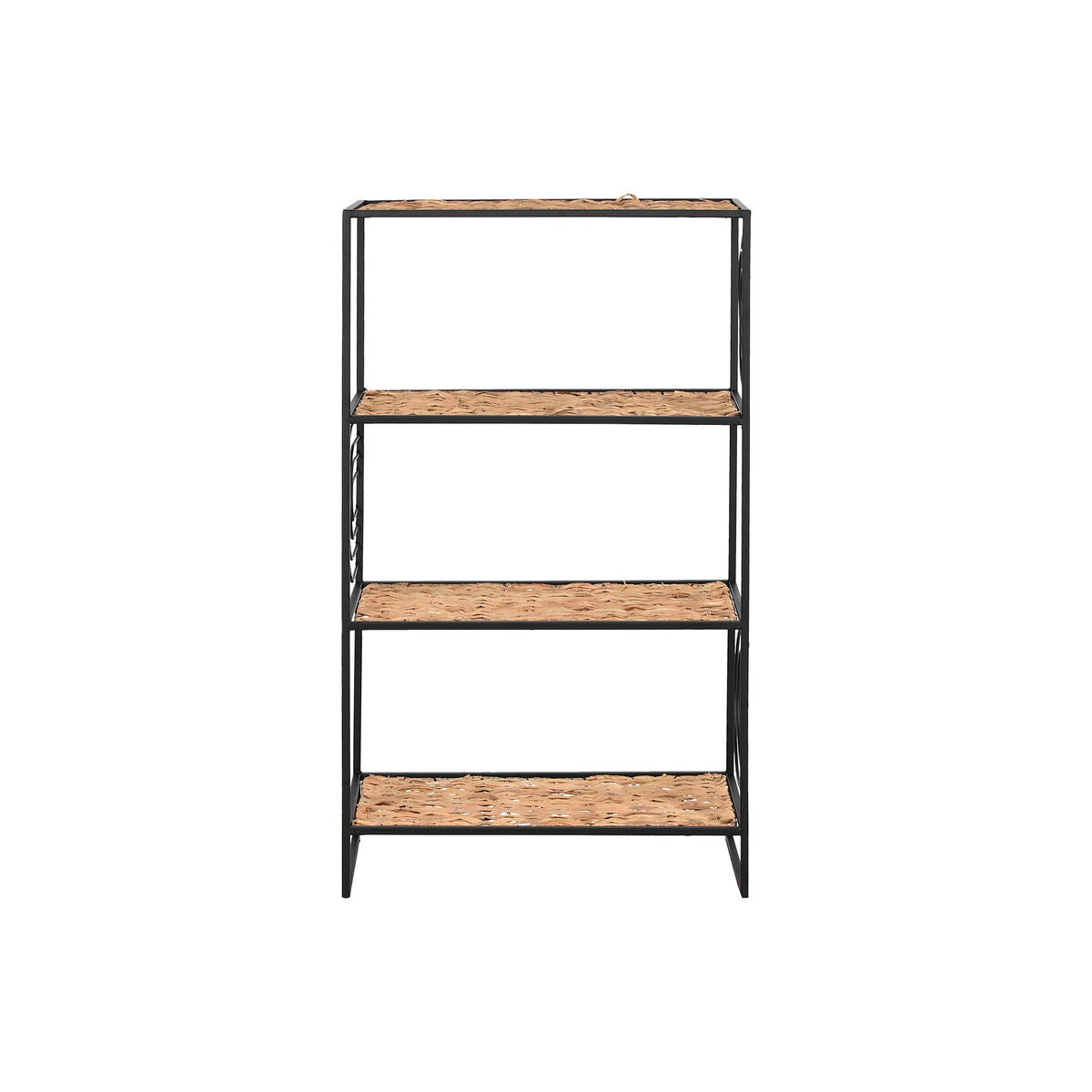 Shelves Home ESPRIT Black Metal Fibre 50 x 25 x 88 cm Home ESPRIT