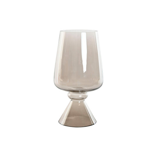 Candleholder Home ESPRIT Transparent Crystal 24 x 24 x 43 cm Home ESPRIT