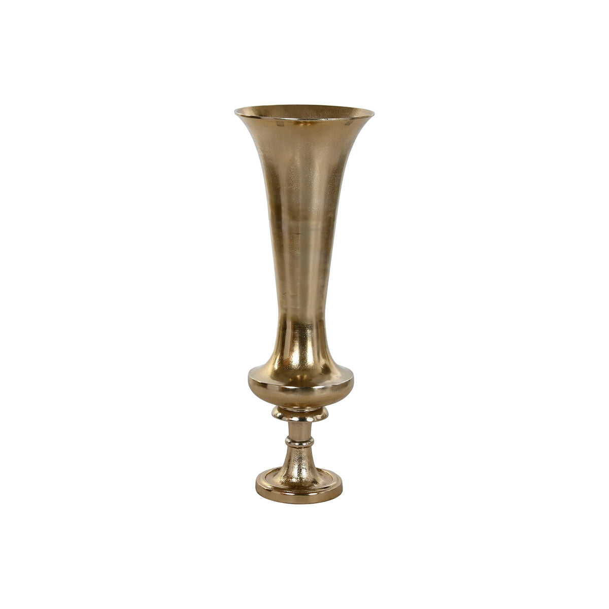 Vase Home ESPRIT Golden Aluminium Modern Wineglass 28,5 X 28,5 X 81 cm Home ESPRIT