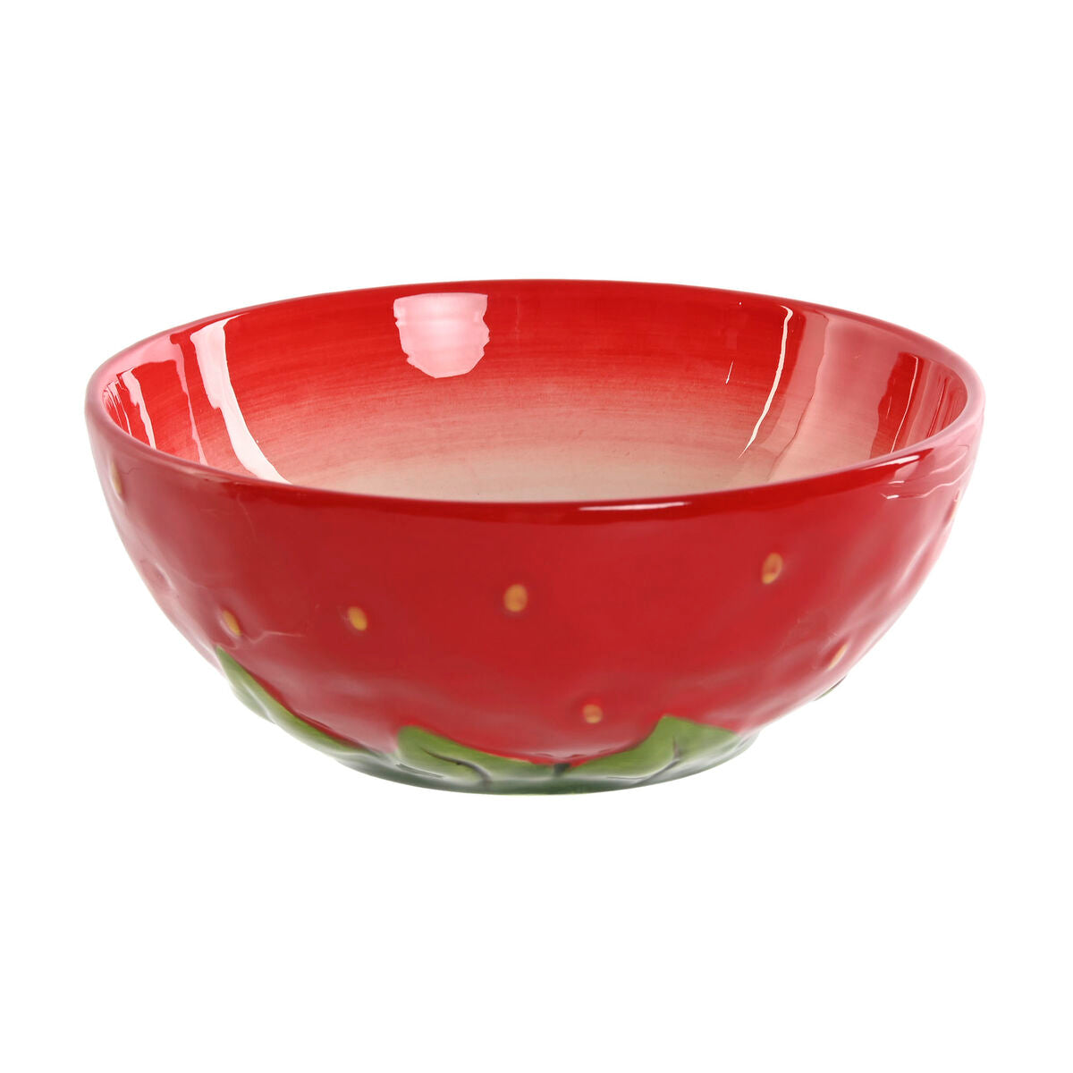 Bowl Home ESPRIT Red Stoneware Modern 15,4 x 15,4 x 6 cm Home ESPRIT