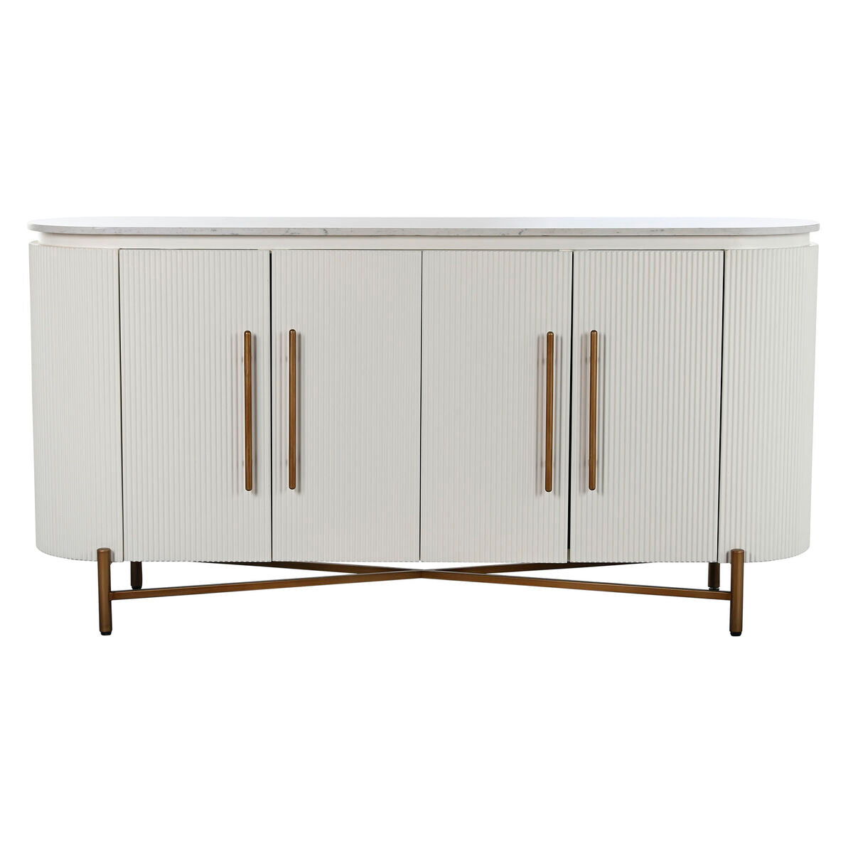 Sideboard Home ESPRIT White Marble Fir 152 X 42 X 78 cm Home ESPRIT