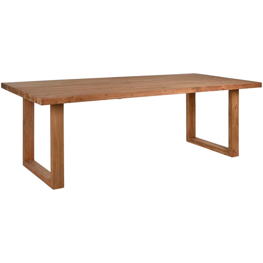 Dining Table Home ESPRIT Teak 220 x 100 x 76 cm Home ESPRIT