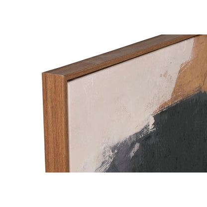 Painting Home ESPRIT White Brown Black Abstract Urban 90 x 4 x 120 cm (2 Units) Home ESPRIT