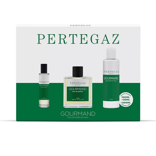 Men's Perfume Set Pertegaz Gourmand EDP 3 Pieces Pertegaz