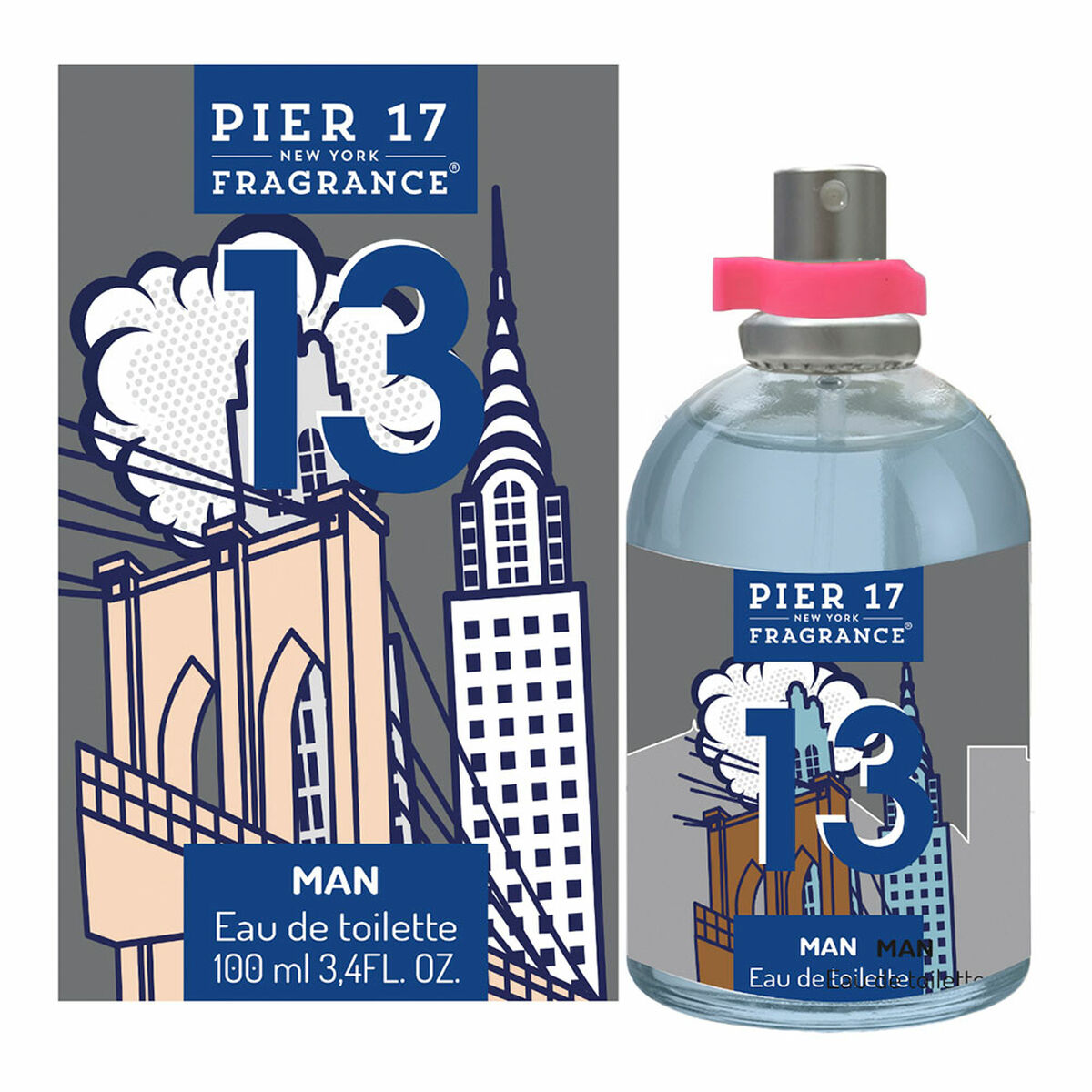 Men's Perfume Pier 17 New York EDT 100 ml 13 Pier 17