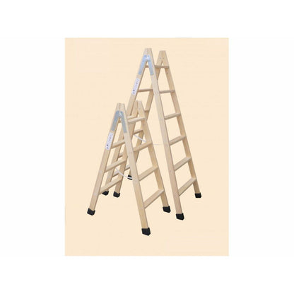 4-step folding ladder Plabell Wood 114 x 31/48 cm Plabell