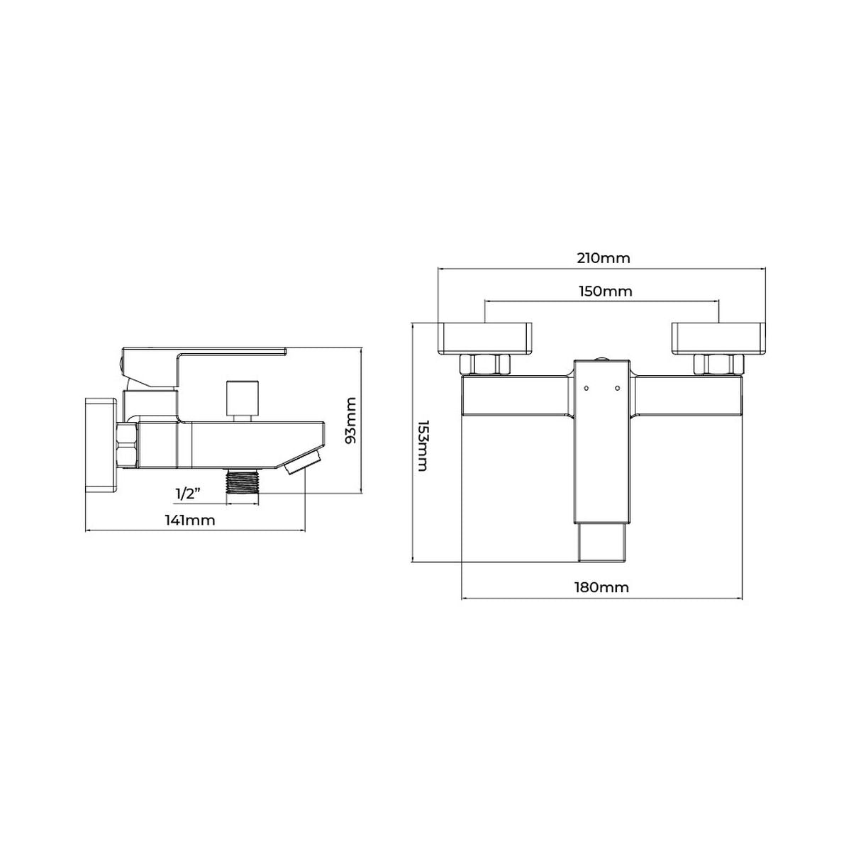 Mixer Tap EDM 01193 Getaria Stainless steel Brass Zinc 21 x 15,3 x 9,3 cm Bathtub EDM Product