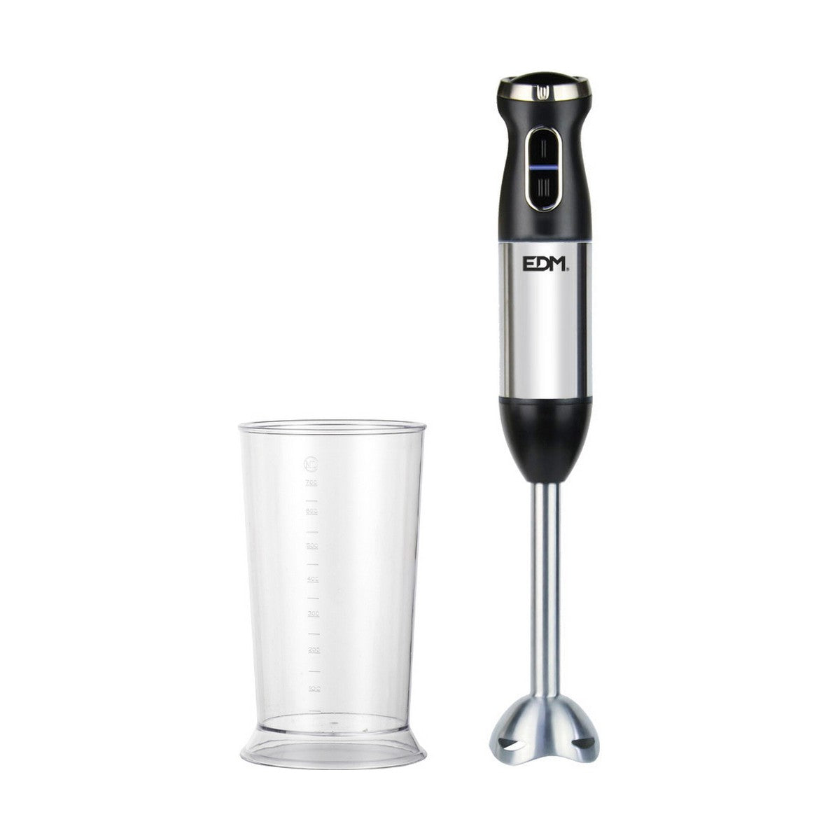 Hand-held Blender EDM 07645 Black Silver 600 W EDM