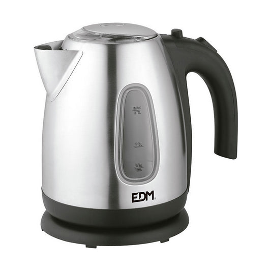 Kettle EDM 07656 Kettle Black Stainless steel 2200 W 1,7 L EDM