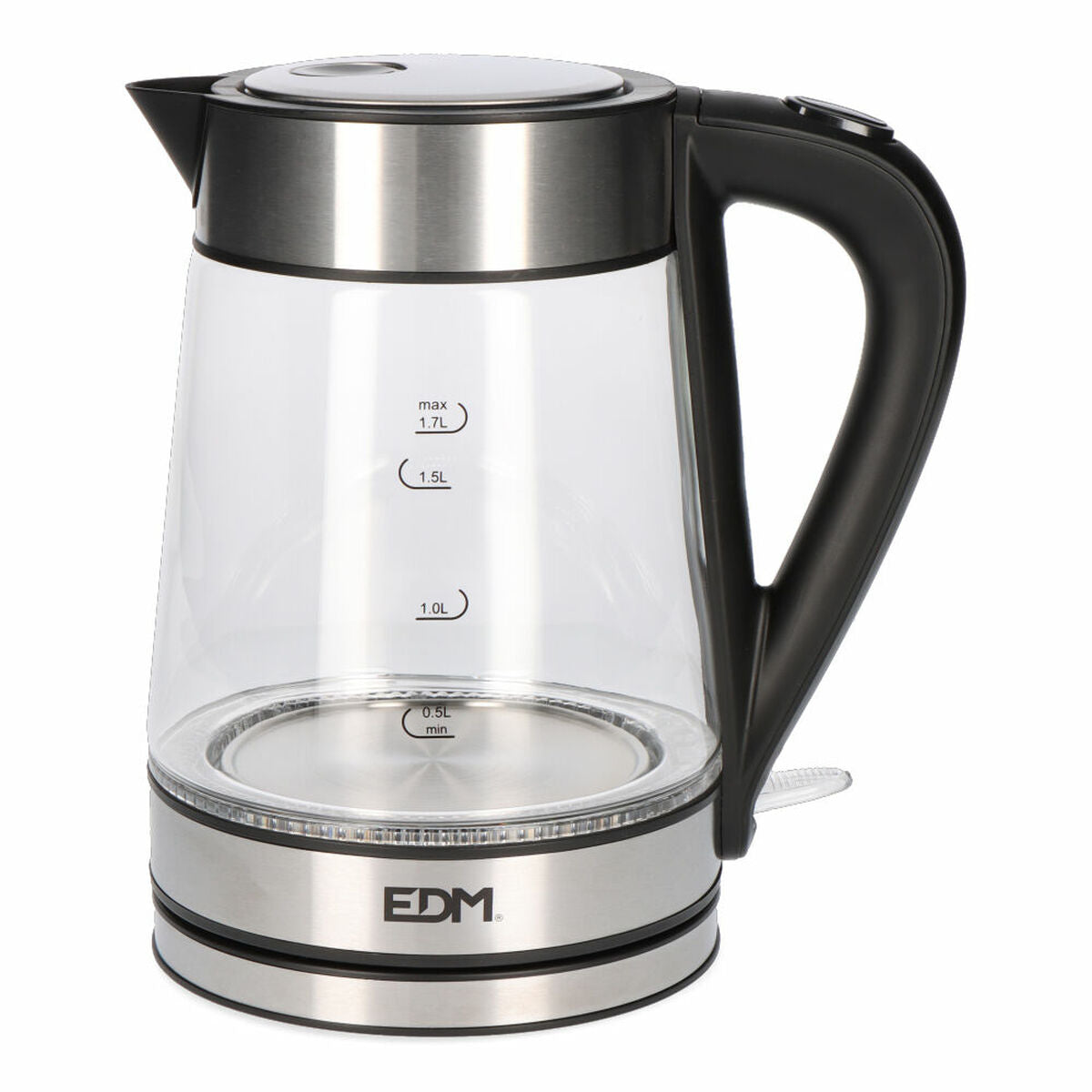 Electric Kettle with LED Light EDM 07657 Crystal 1850-2200 W 1,7 L EDM