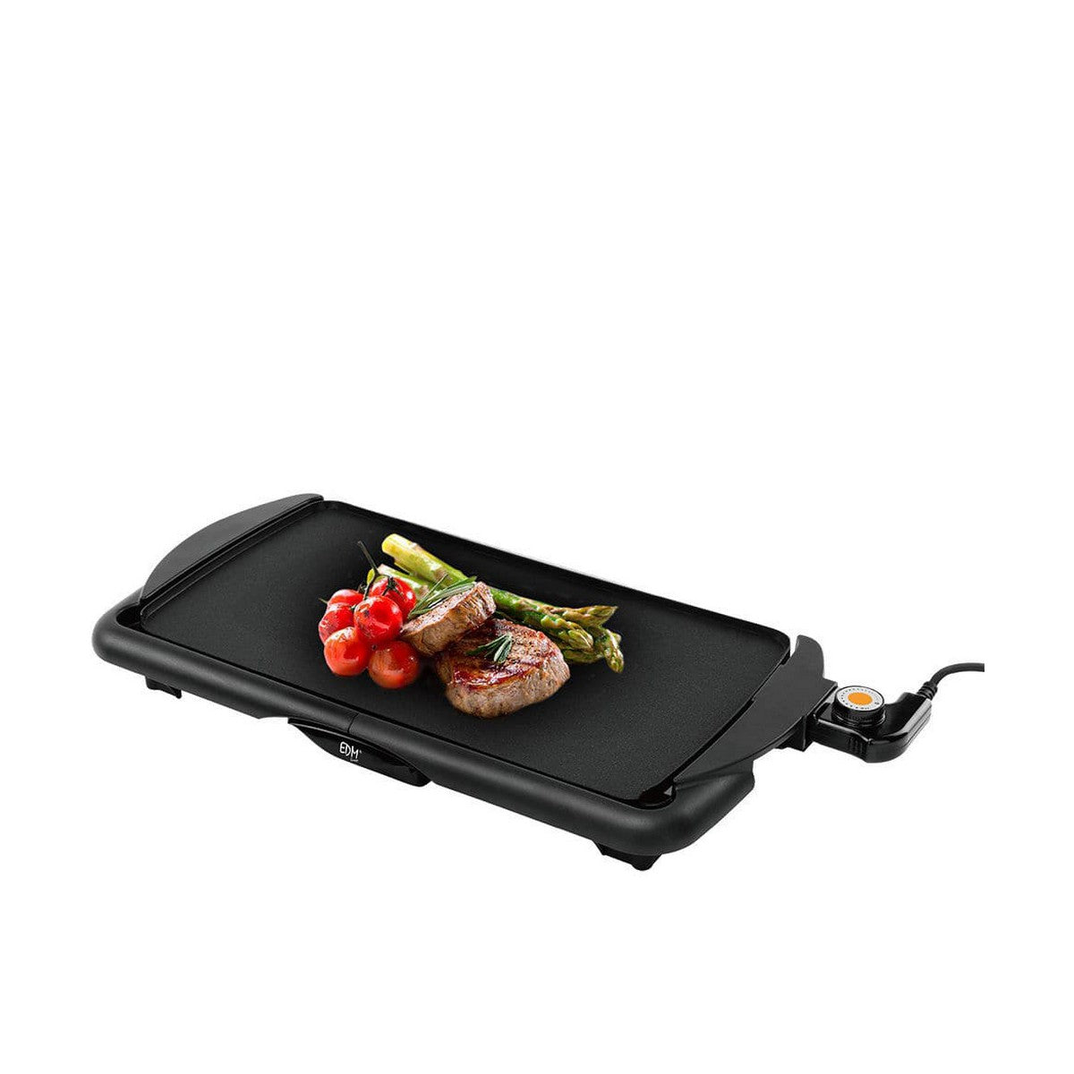 Flat grill plate EDM 07663 Black 2000 W EDM