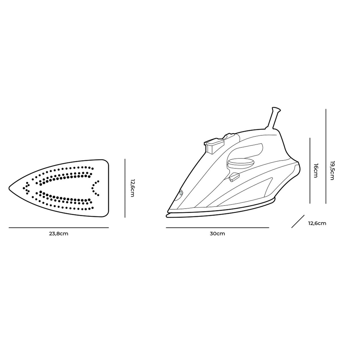 Steam Iron EDM 07714 2800 W 25,7 x 10,9 x 14,9 cm EDM Product