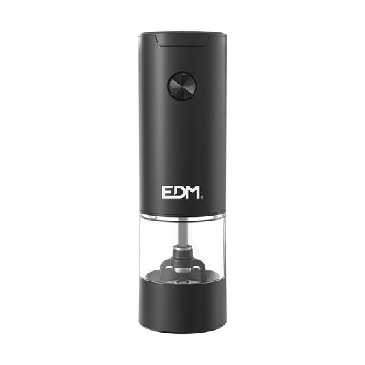 Electric Grinder EDM 07772 Black Transparent 70 ml Ø 5,5 x 17,6 cm EDM