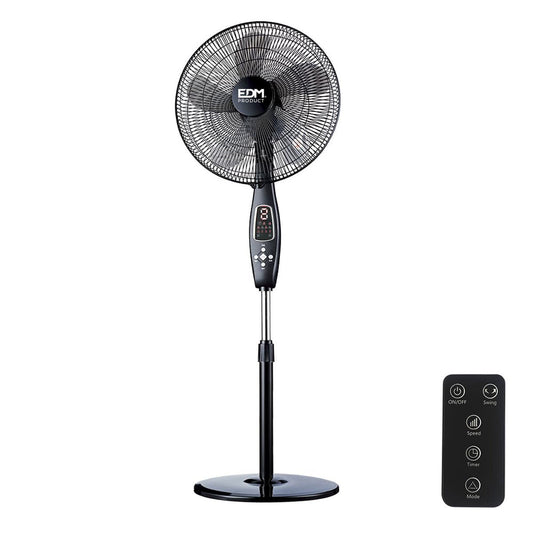 Freestanding Fan EDM 33967 Black 60 W EDM Product