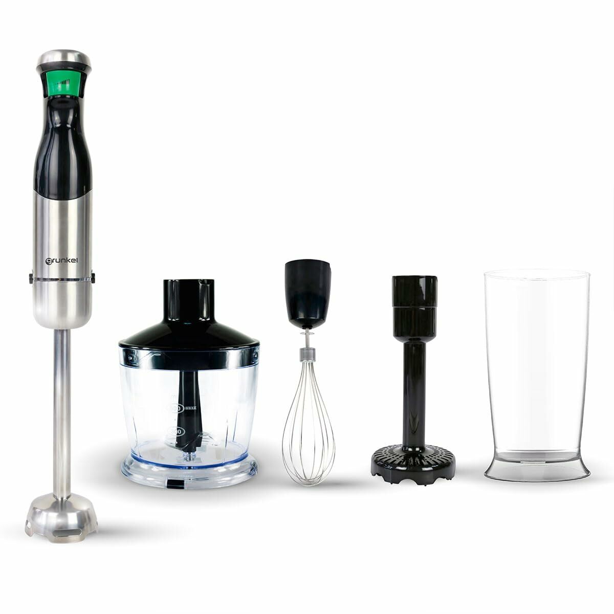 Multifunction Hand Blender with Accessories Grunkel Black Silver 800 W Grunkel